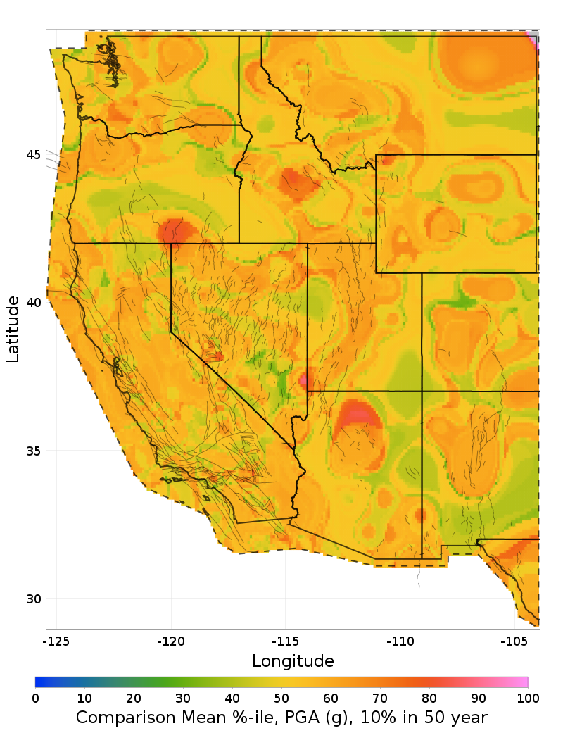 Mean Percentile Map