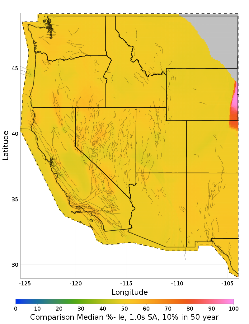 Median Percentile Map