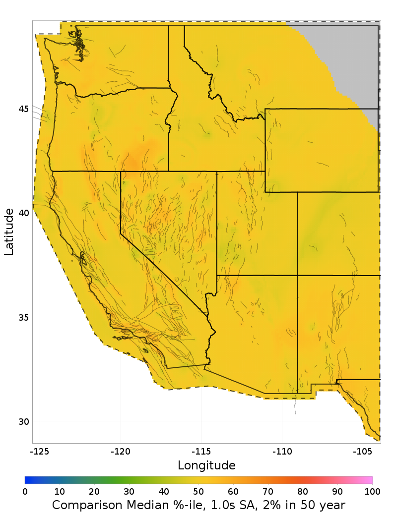 Median Percentile Map