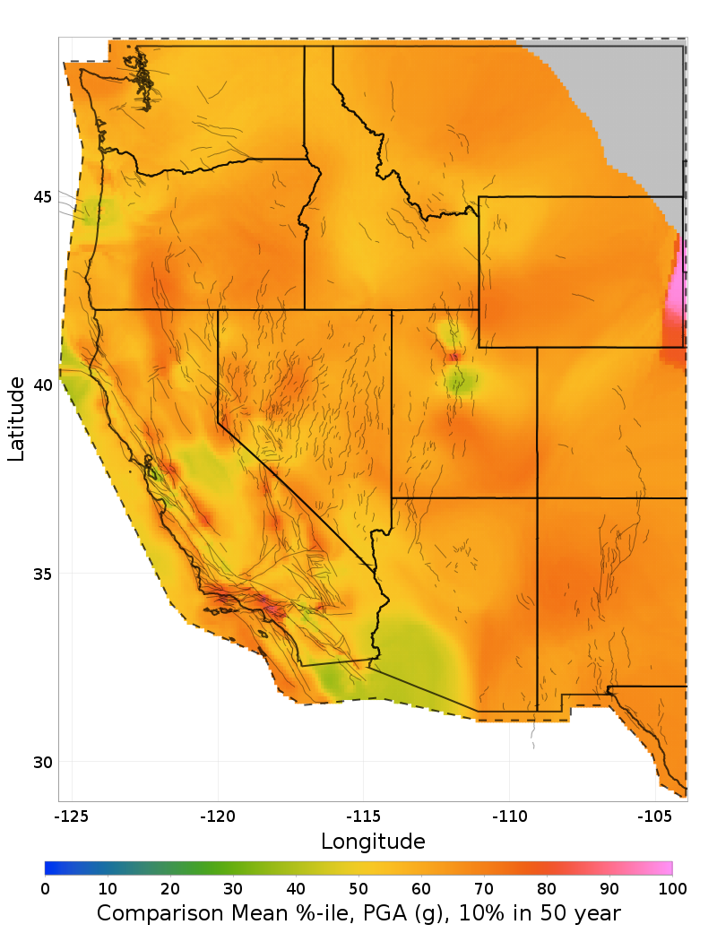 Mean Percentile Map