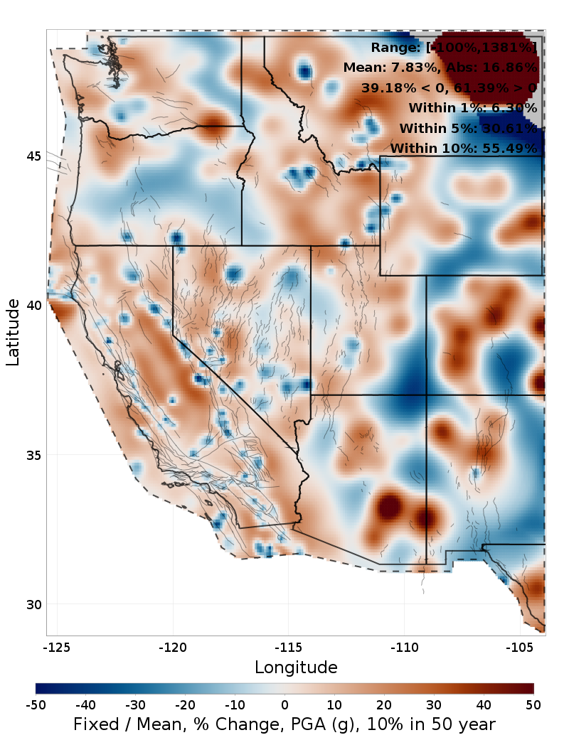 Percent Difference Map