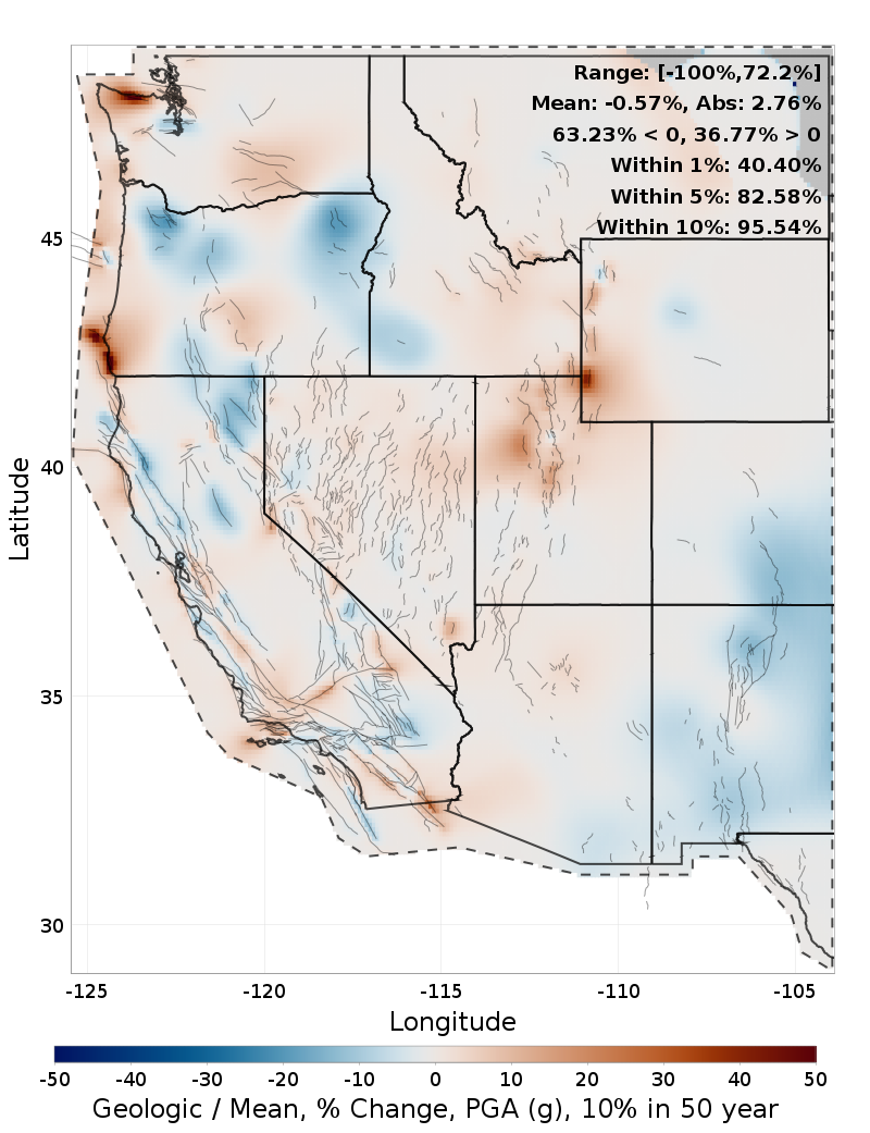 Percent Difference Map