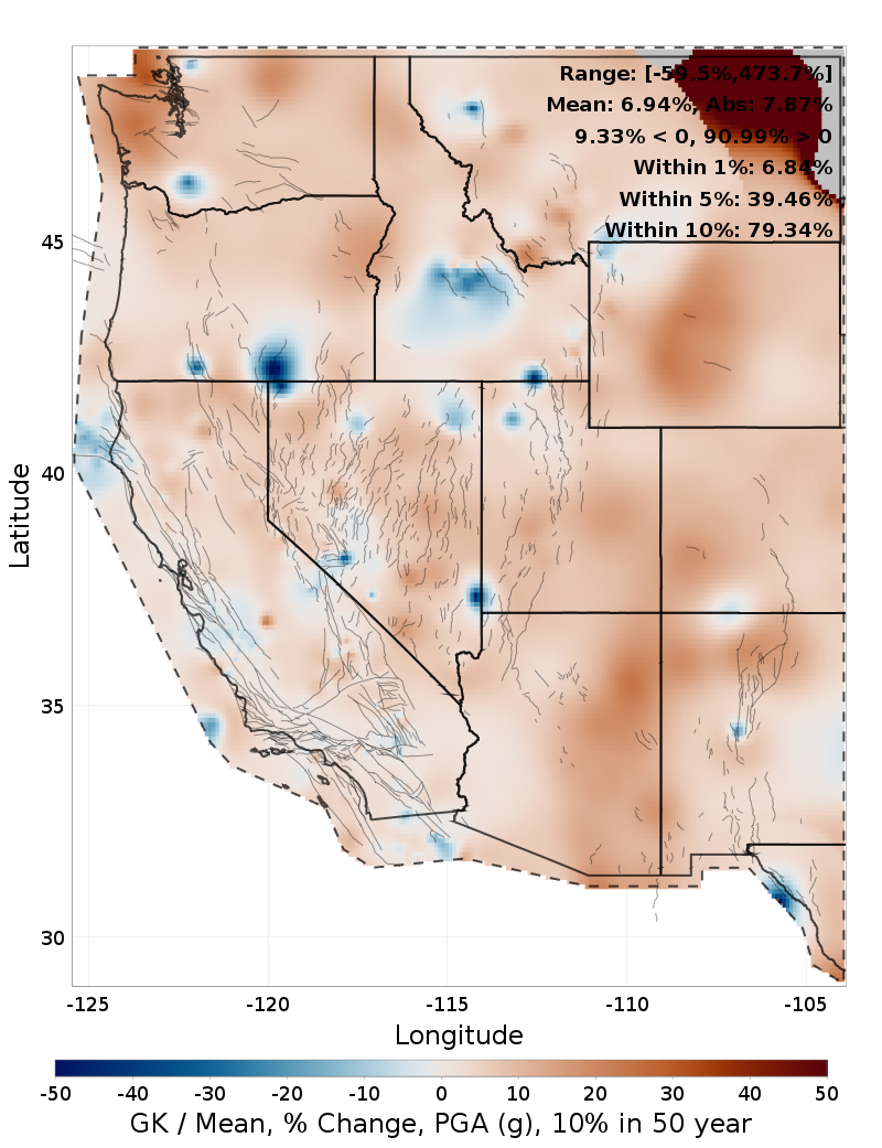 Percent Difference Map