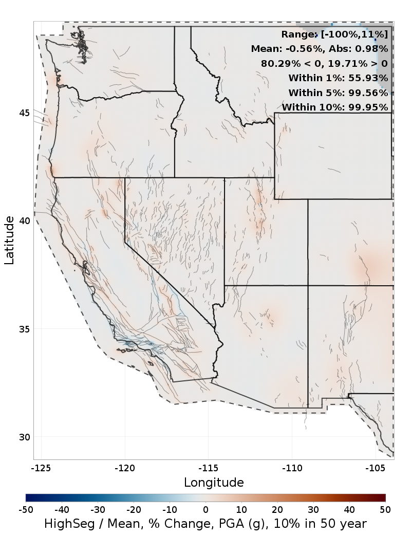 Percent Difference Map