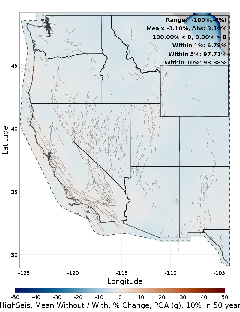 Percent Difference Map