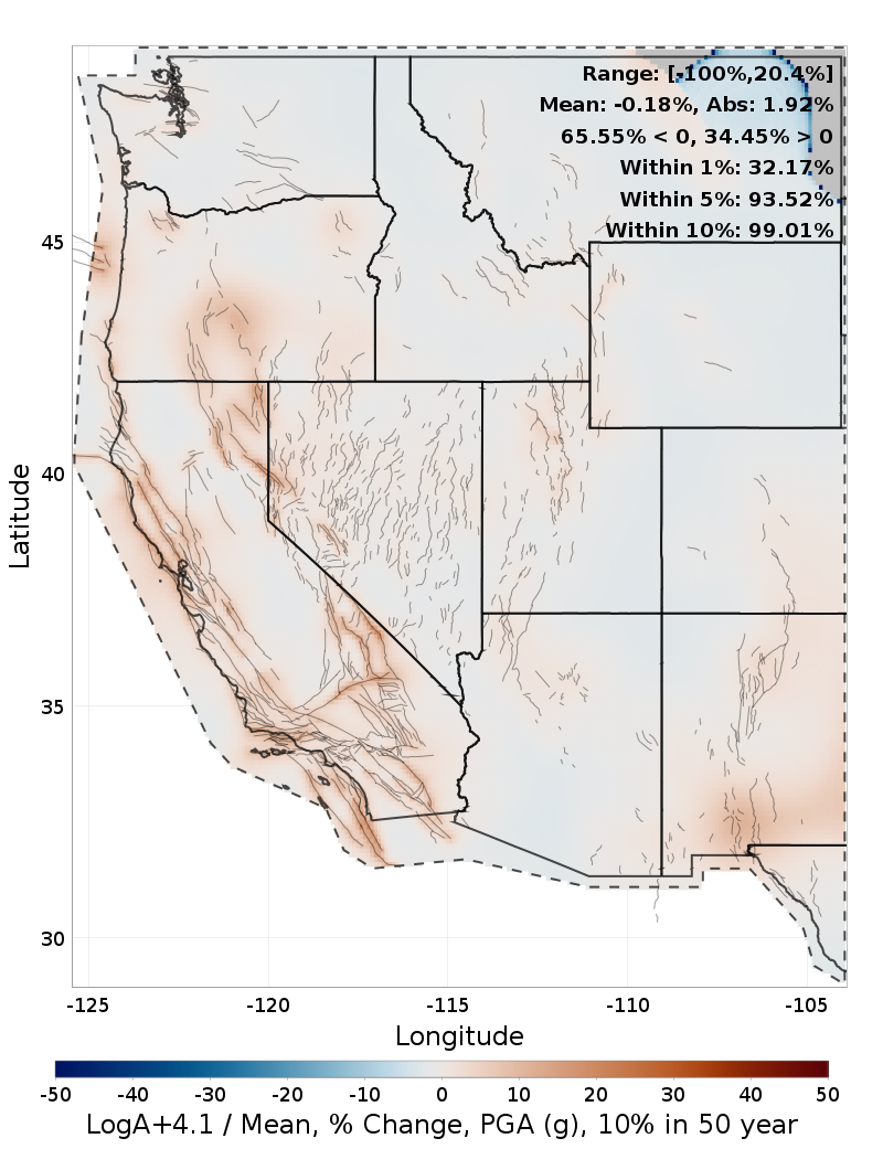 Percent Difference Map