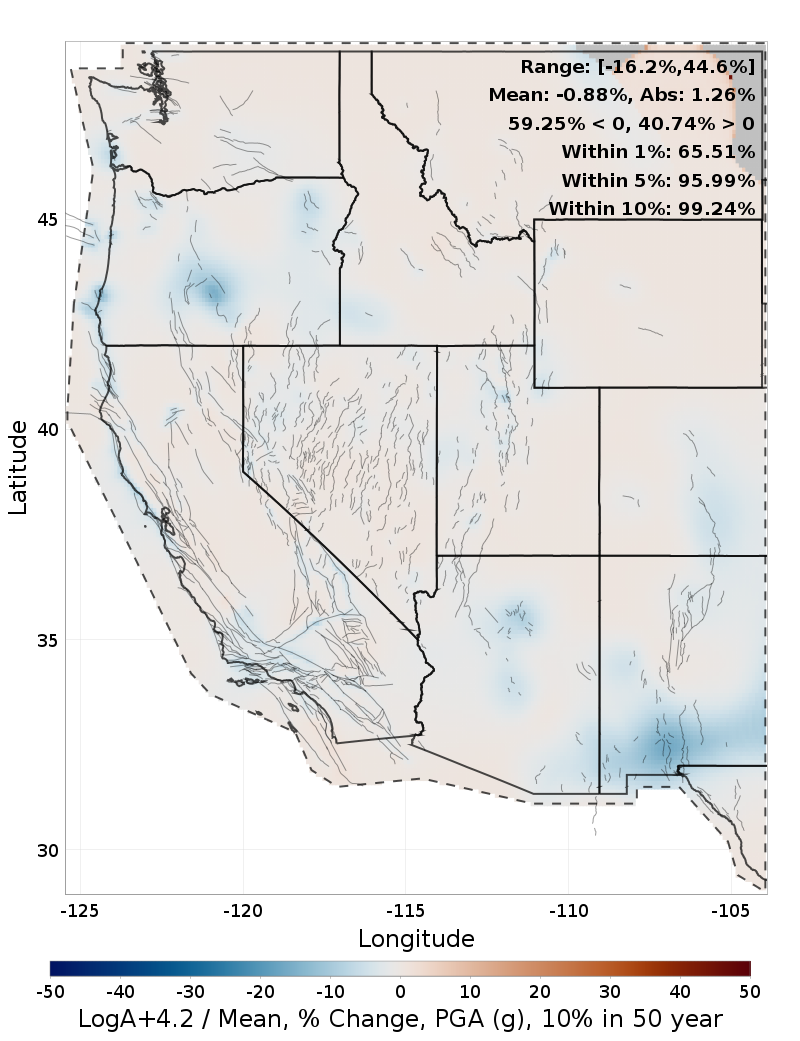 Percent Difference Map