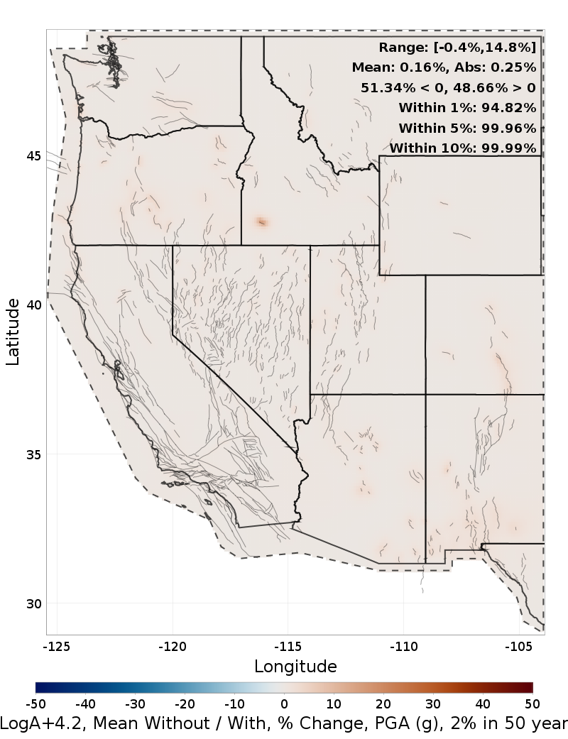 Percent Difference Map