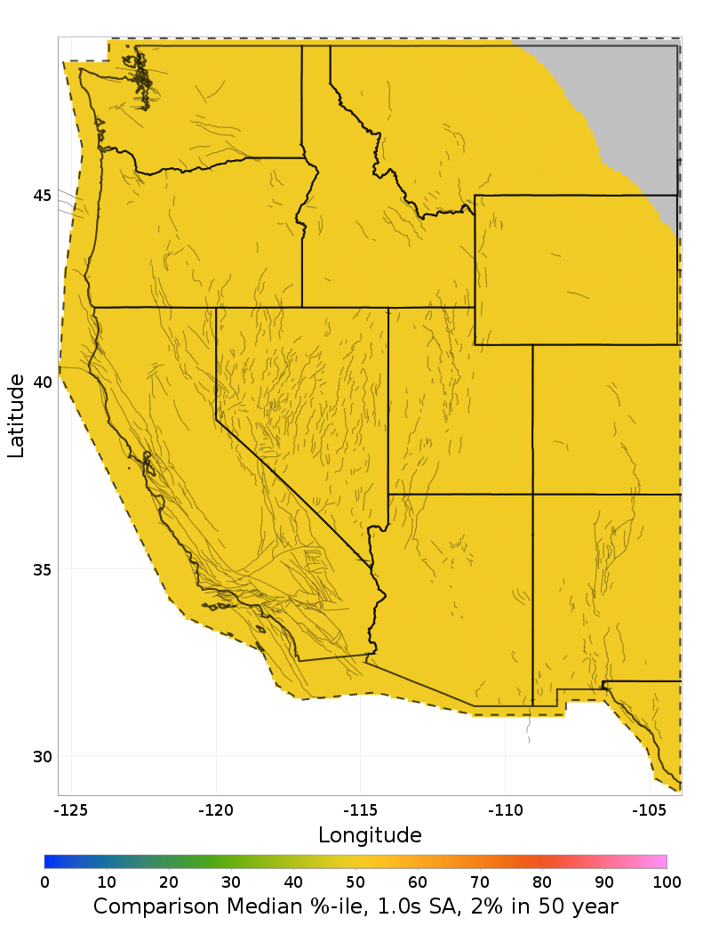 Median Percentile Map