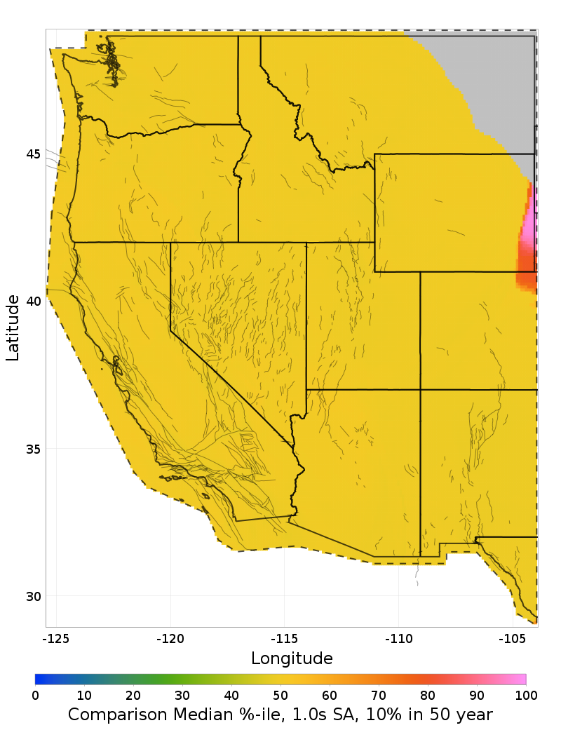 Median Percentile Map