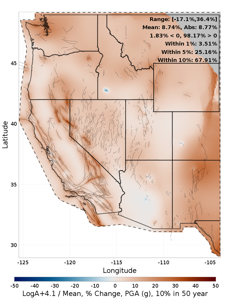 Percent Difference Map