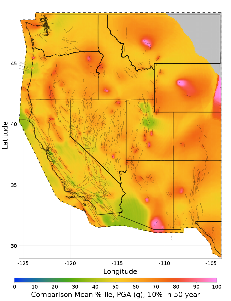 Mean Percentile Map