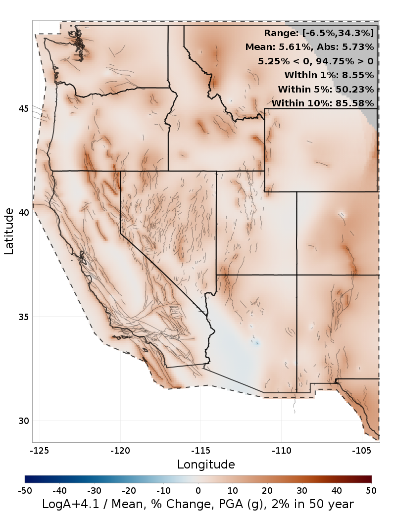 Percent Difference Map