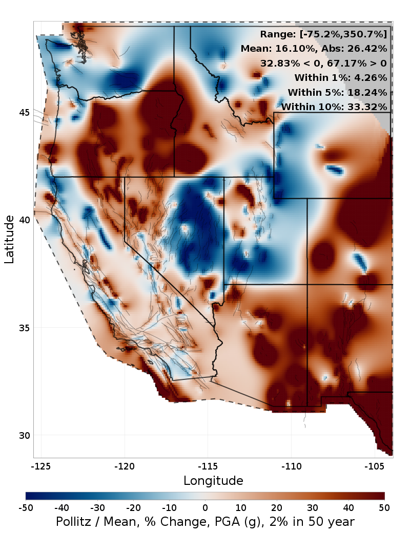 Percent Difference Map