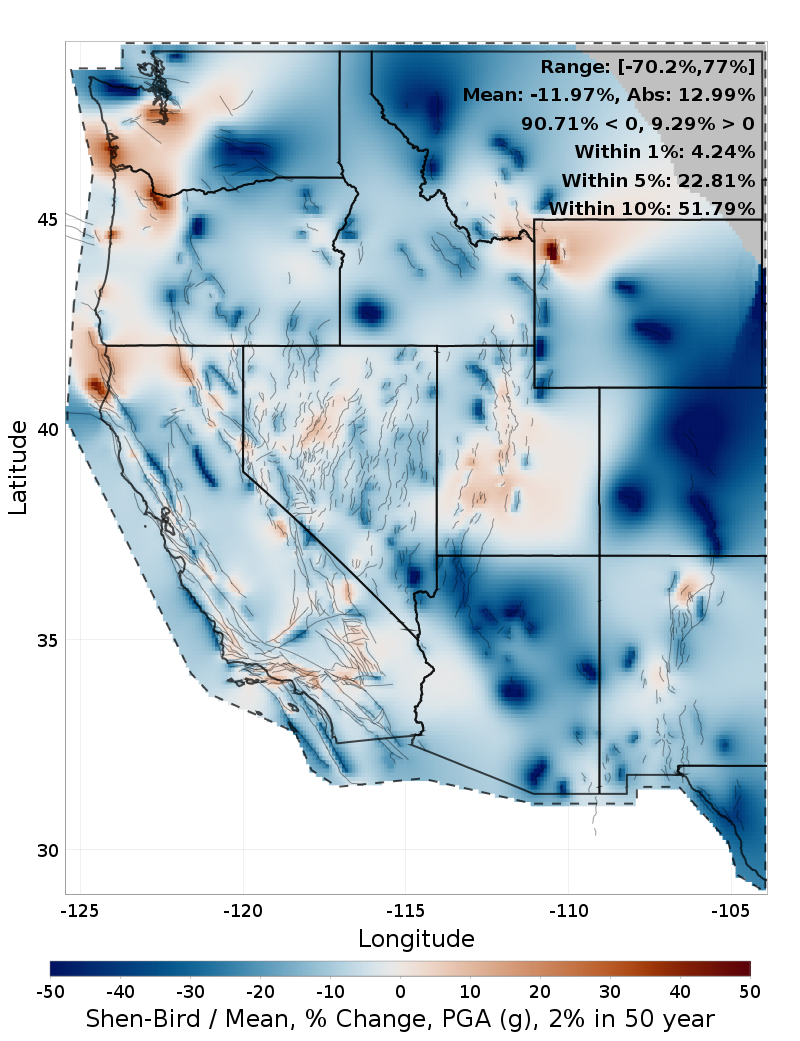 Percent Difference Map