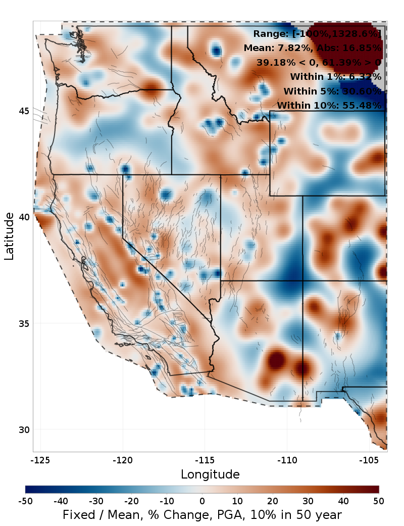 Percent Difference Map