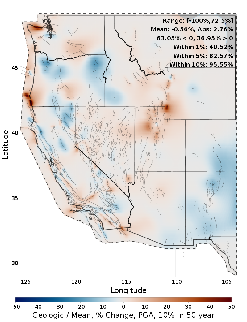 Percent Difference Map