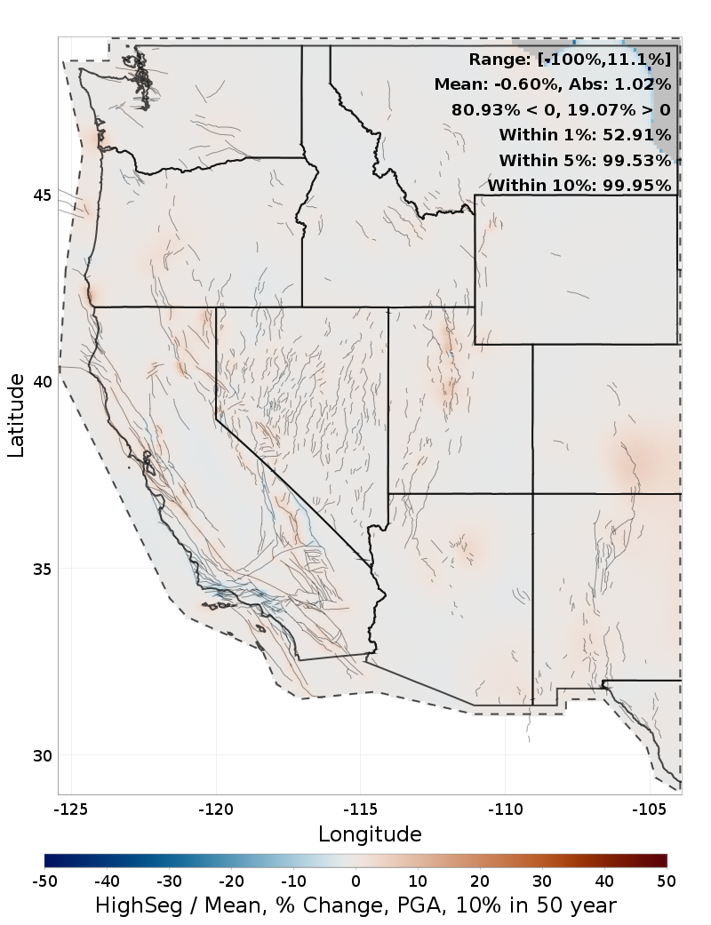 Percent Difference Map