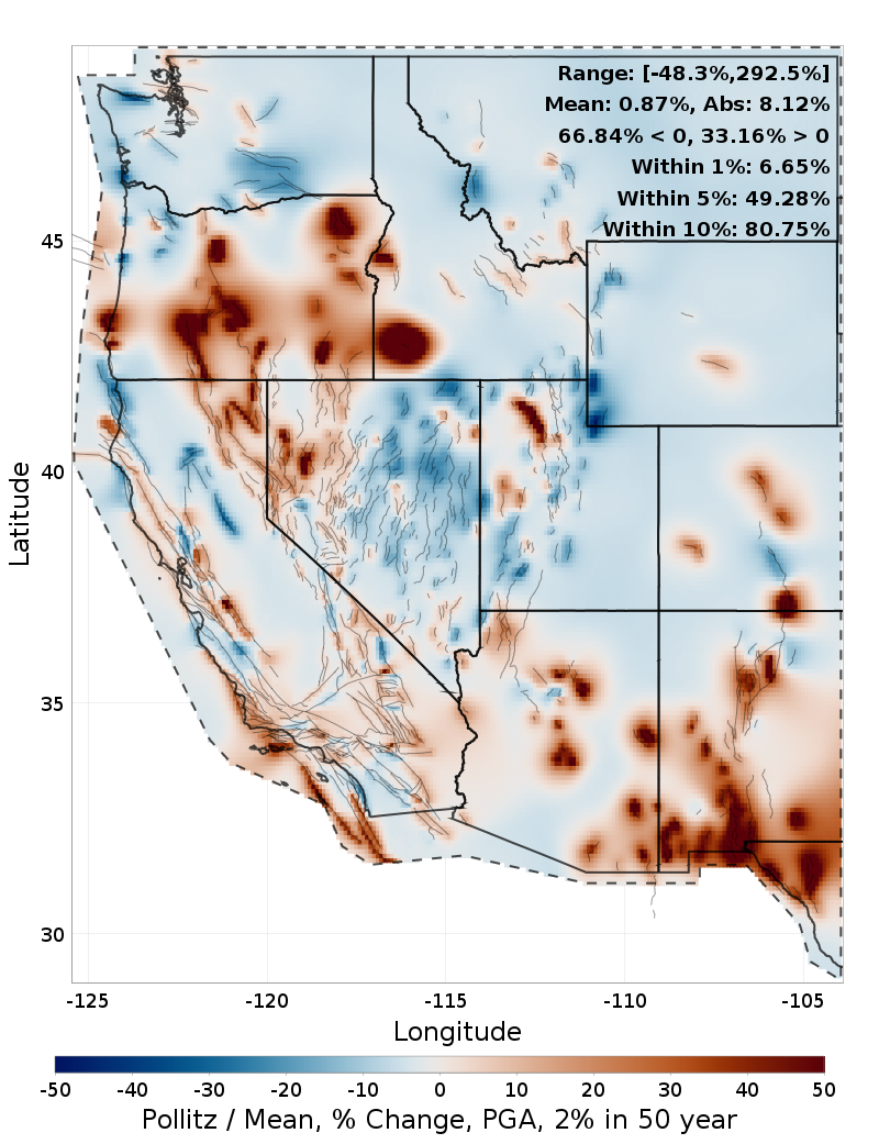 Percent Difference Map