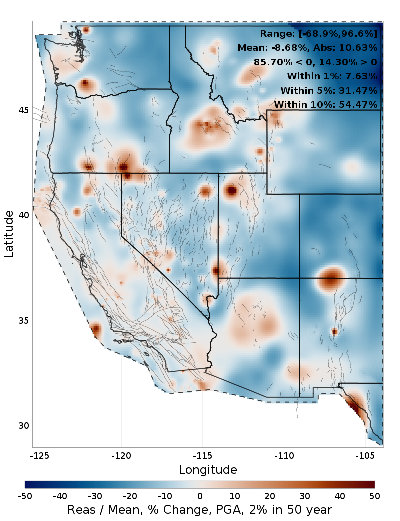 Percent Difference Map